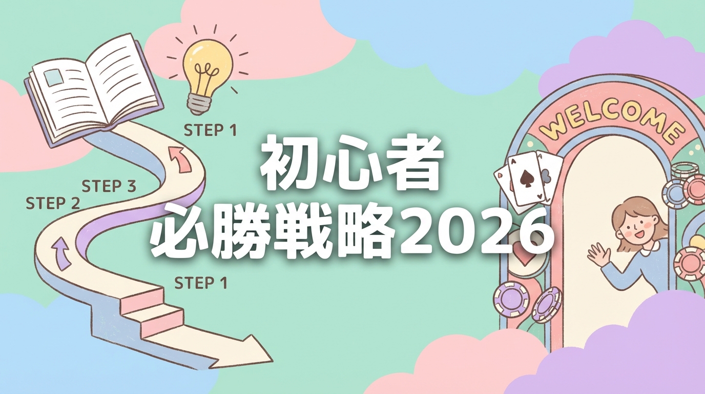 オンラインカジノ初心者必見！2026年版勝ち方完全ガイド【資金管理から心構えまで】