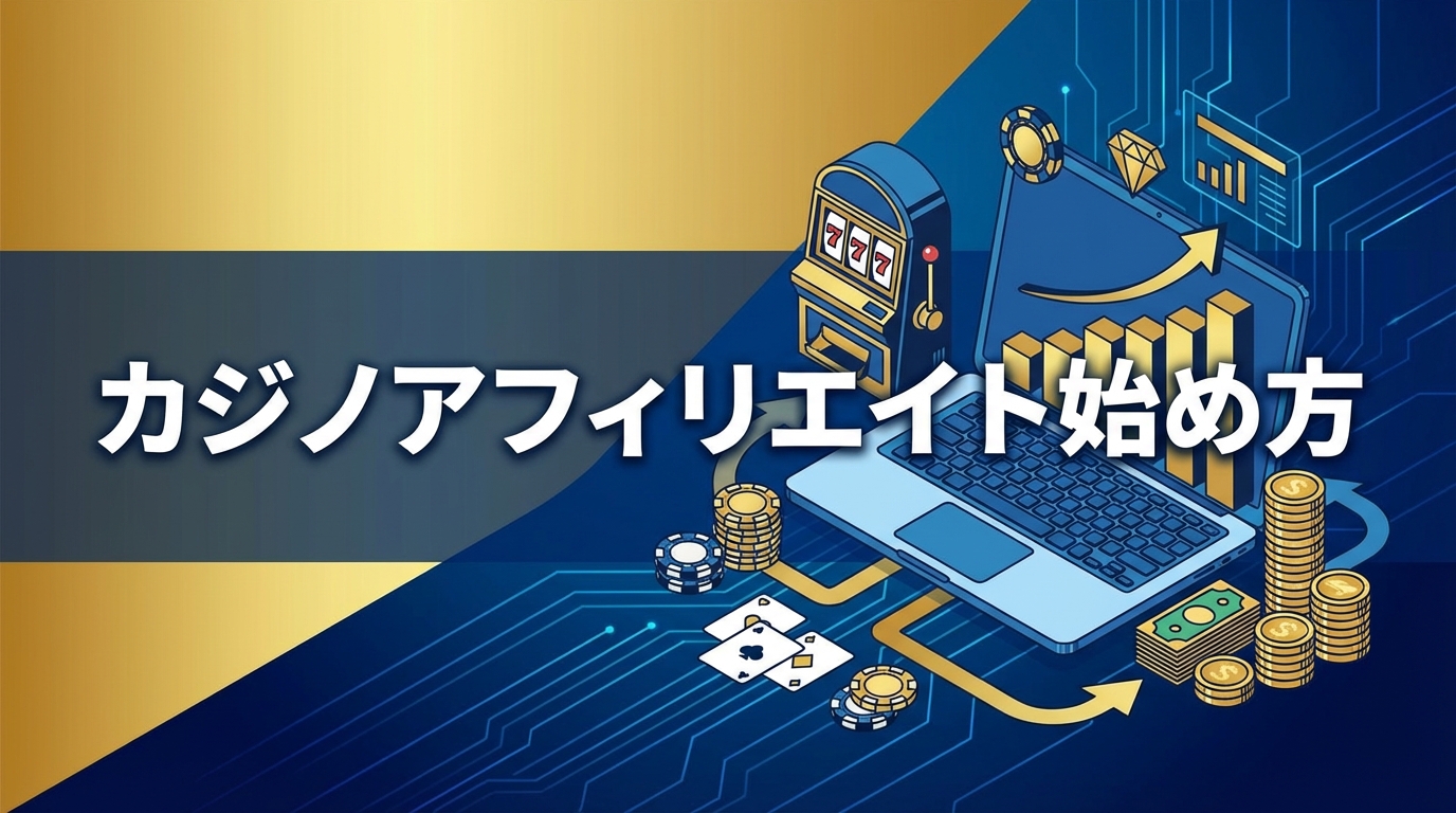 オンラインカジノアフィリエイトの始め方【2026年完全ガイド】収益化のコツ