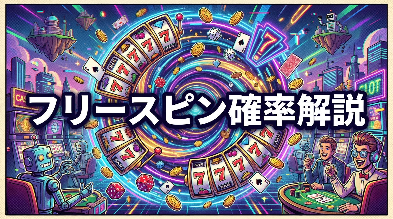 スロット フリースピンの確率と仕組み【2026年】当たる確率・期待値・機種別データ