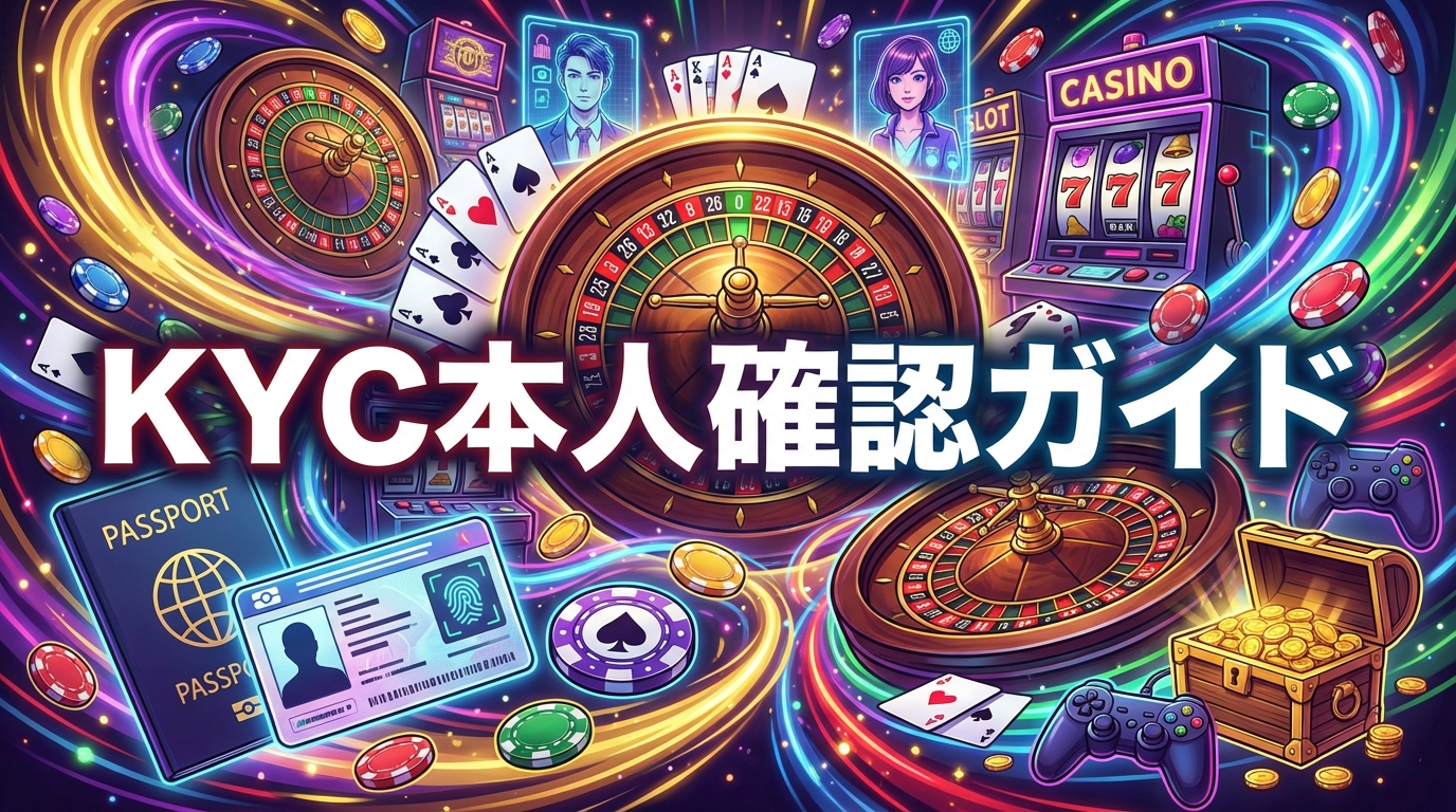 【2026年版】カジノ本人確認（KYC）完全ガイド｜KYC不要カジノ vs 必要なカジノ徹底比較