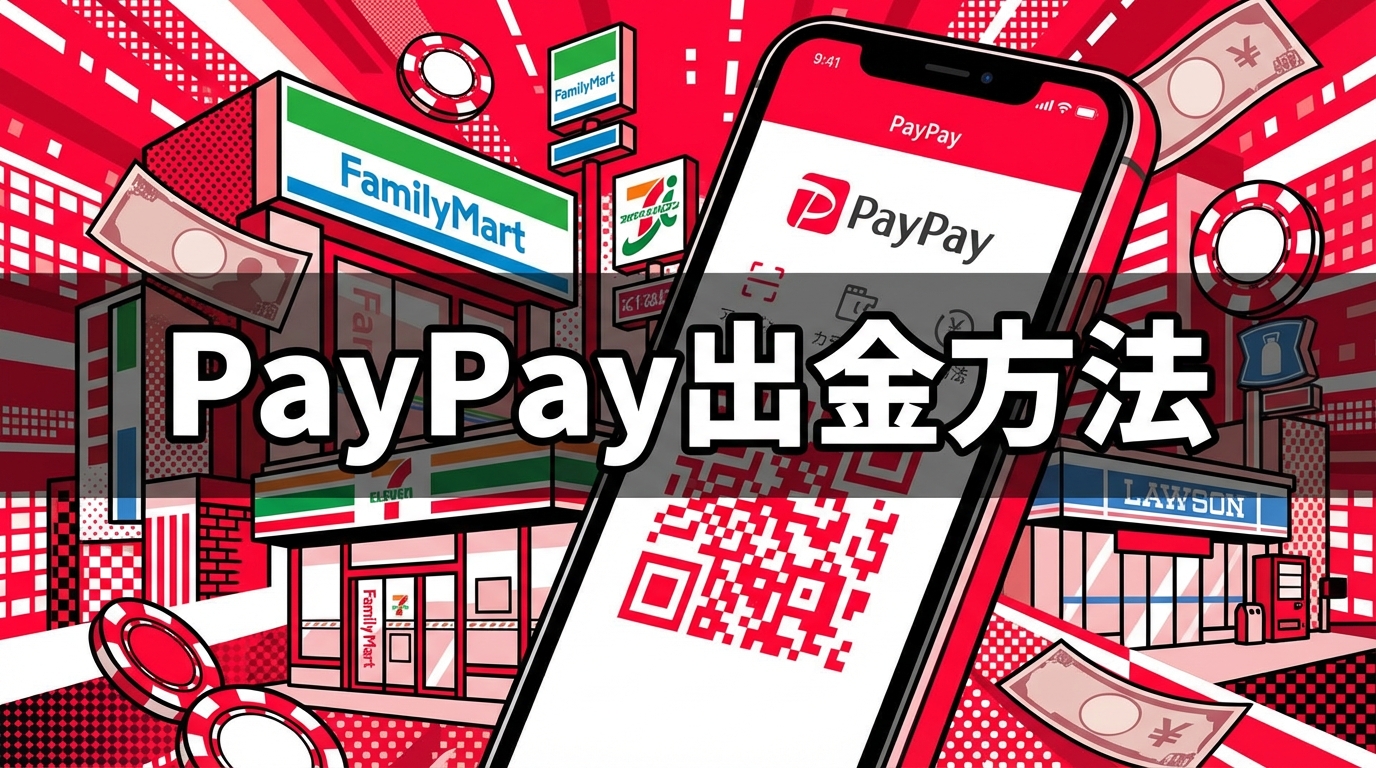 オンラインカジノからPayPayに換金する方法【2026年最新】出金→PayPay銀行の全手順