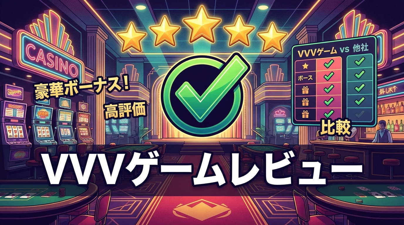 VVV（トリプルブイ）徹底レビュー2026｜仮想通貨特化カジノの実力を検証